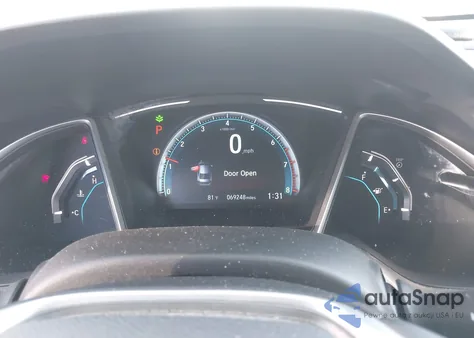 2019 Honda Civic Touring из США, поврежденный, VIN JHMFC1F98KX010930